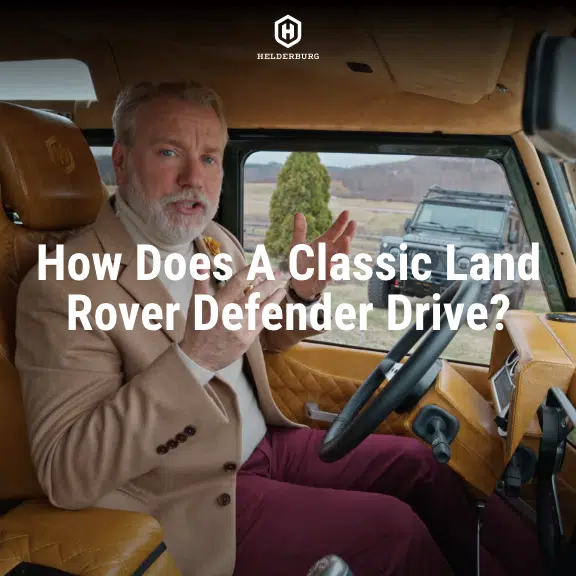 How Does a Classic Land Rover Defender Drive?